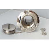 Deck Filler, Screw Cap WATER 38mm / 1.5inch 316 AISI Embossed